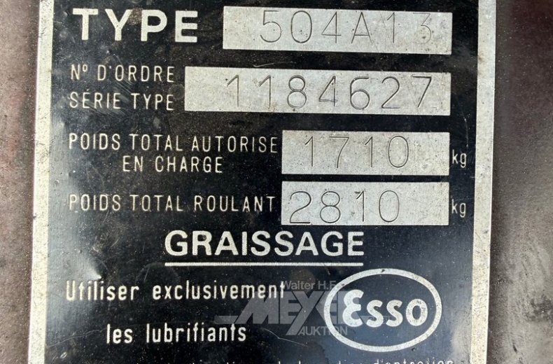 Peugeot 504/13 Automatik, rot