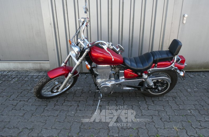 Motorrad Suzuki LS 650, rot