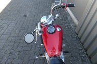 Motorrad Suzuki LS 650, rot
