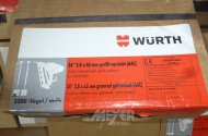 Posten Verbrauchsmaterialien, Nagelpakete WÜRTH, in gr. Holzbox