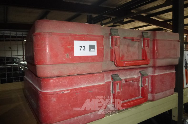 2 HILTI-Maschinenkoffer, leer