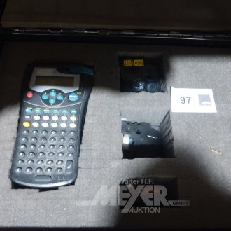 Beschriftungsgerät im Koffer