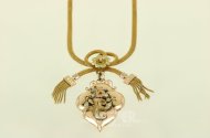 Antike Kette mit Medaillon