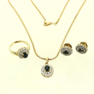 3-tlg. Schmuckset