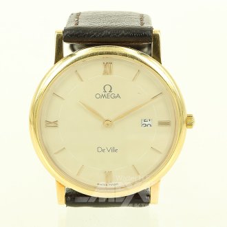 Herrenarmbanduhr in 750er GG