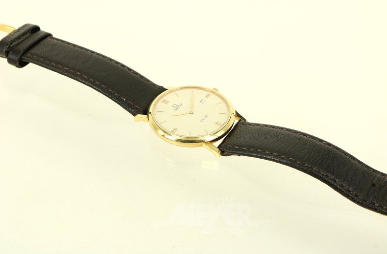 Herrenarmbanduhr in 750er GG