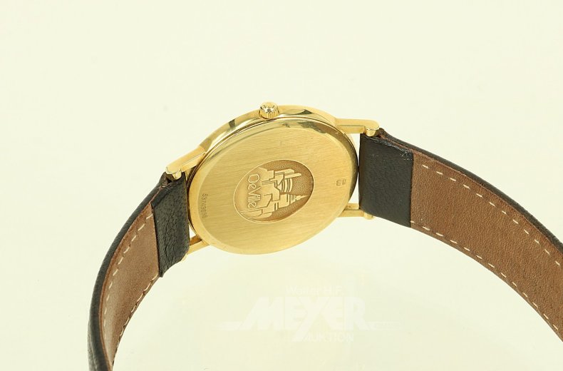 Herrenarmbanduhr in 750er GG