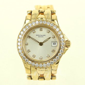 Damenarmbanduhr mit Brillantlünette