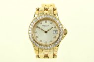 Damenarmbanduhr mit Brillantlünette