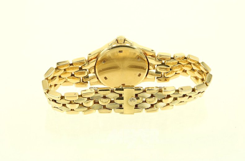 Damenarmbanduhr mit Brillantlünette