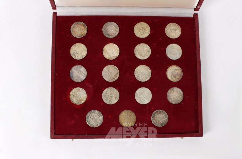 Sammlung Österreich Silbergedenkprägungen