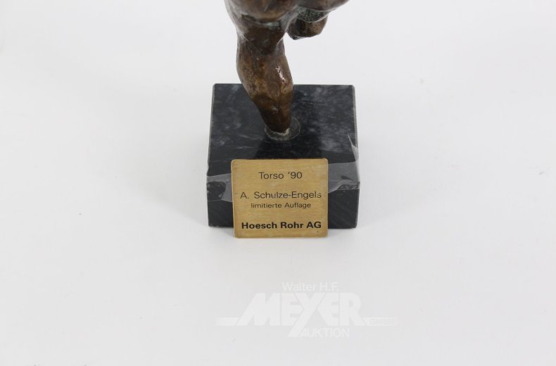 Bronzeskulptur "Torso 90"