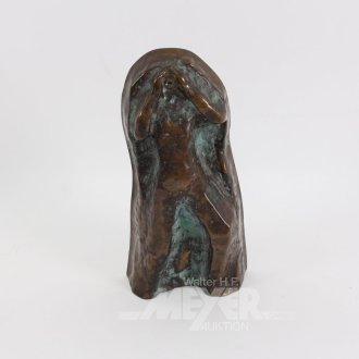 Bronzeskultptur "Der Rufer"