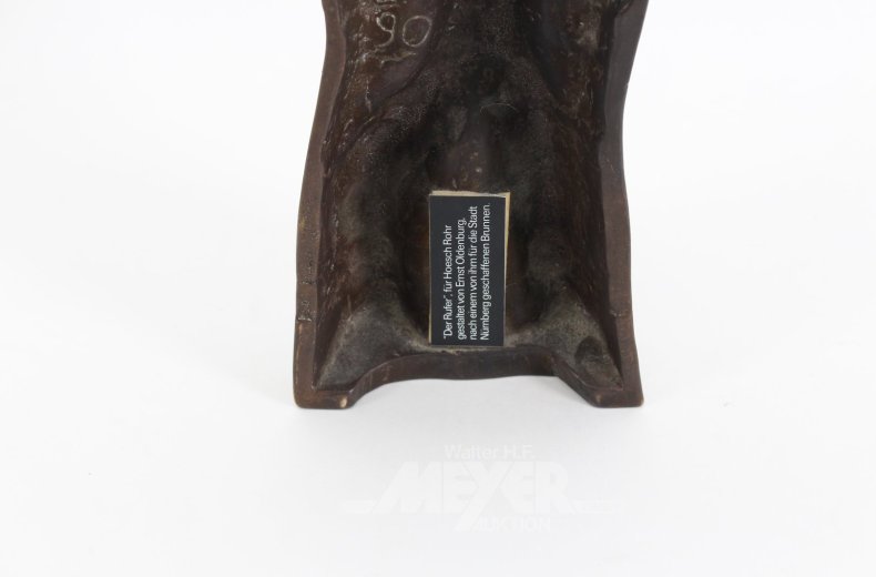 Bronzeskultptur "Der Rufer"