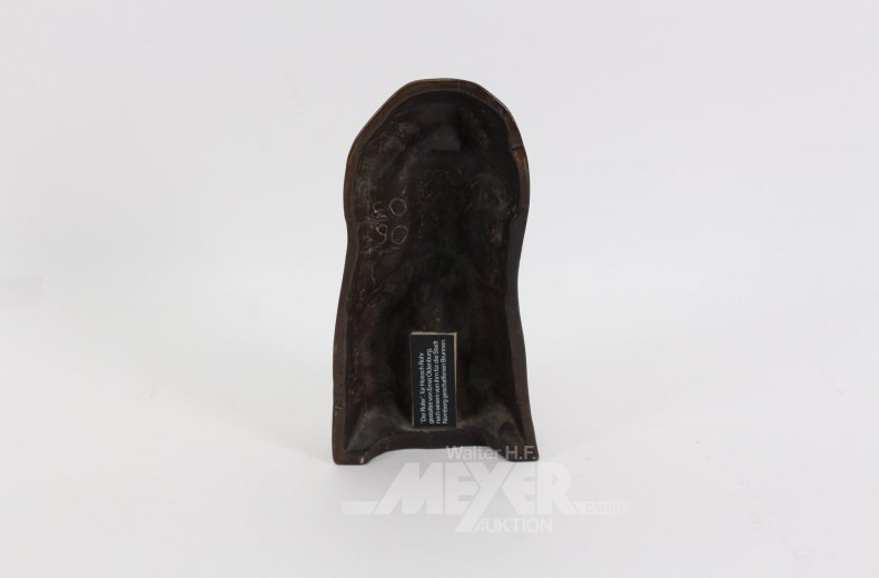 Bronzeskultptur "Der Rufer"