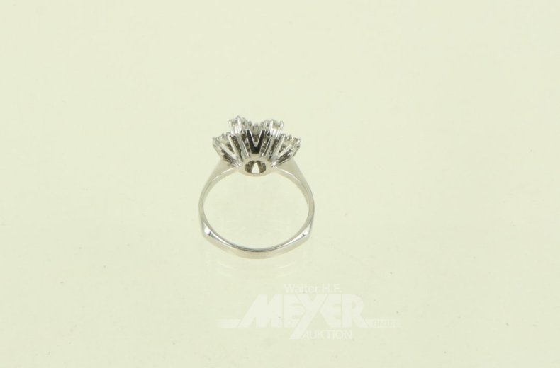 Ring mit Brillant von ca. 0,23ct