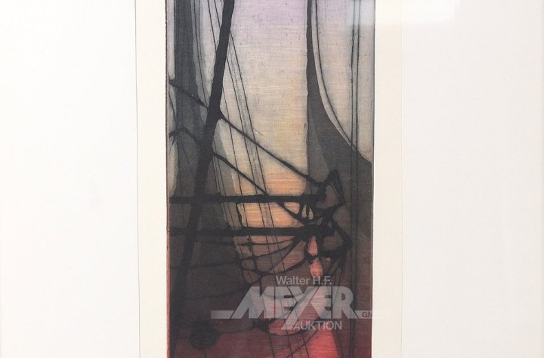 Lithographie "List Hafen"