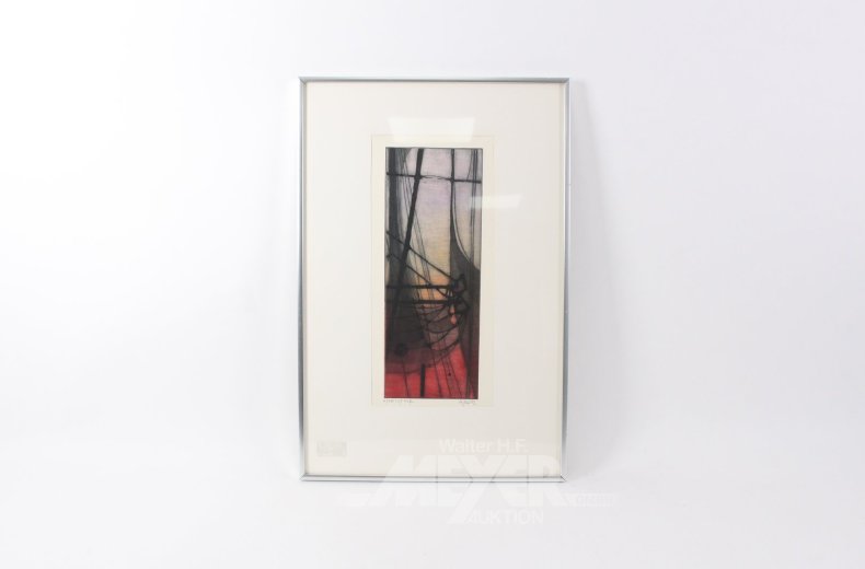 Lithographie "List Hafen"