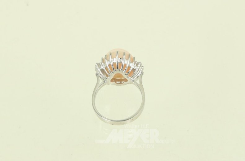 Ring mit Engelshautkoralle