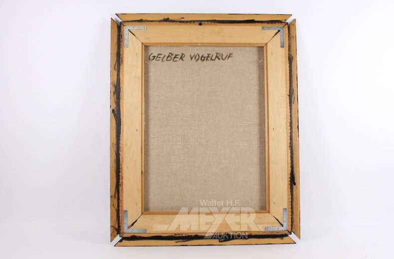 Gemälde "Gelber Vogelruf"