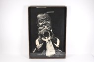 Hochwertiger Kunstdruck "Louis Armstrong"