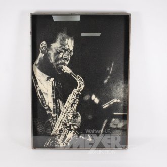 Hochwertiger Kunstdruck "John Coltrane"
