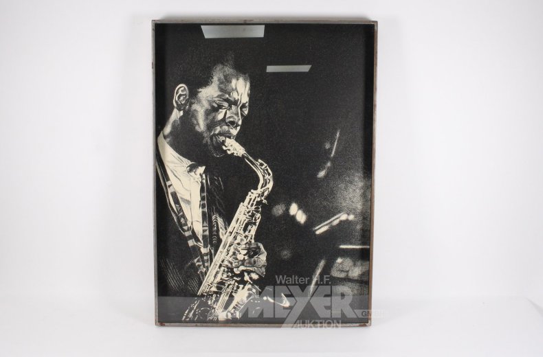 Hochwertiger Kunstdruck "John Coltrane"