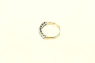 Ring mit 7 Brillanten von ges. ca. 0,35ct