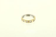 Ring mit 7 Brillanten von ges. ca. 0,40ct