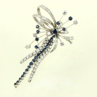 Ausgefallene Brosche mit beweglichen Gliedern