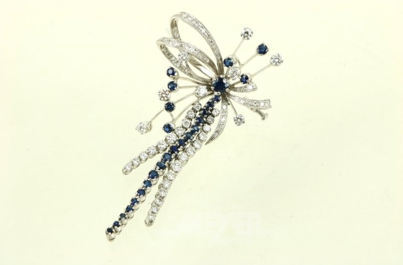 Ausgefallene Brosche mit beweglichen Gliedern