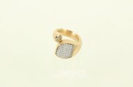 Ring, moderne Schlangenringform mattiert, Modellanfertigung