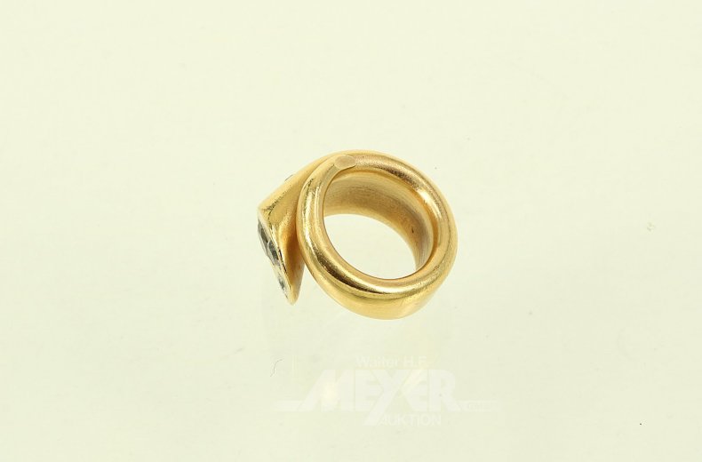 Ring, moderne Schlangenform