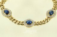 Flachpanzerarmband mit 5 ovalen Zwischengliedern