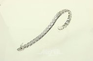 Armband, Zopfmuster mattiert, Handarbeit