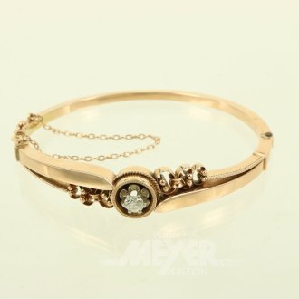 Armreif mit 1 Brillant von ca. 0,25ct