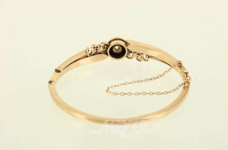 Armreif mit 1 Brillant von ca. 0,25ct