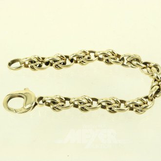 Gliederarmband mit gr. Karabinerschließe