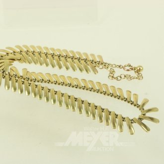 Collier in Fransen-Optik