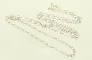 Kette in 925er Silber, mit Bohnengliedern