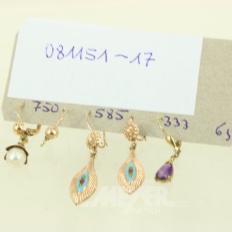 5 Teile Ohrschmuck