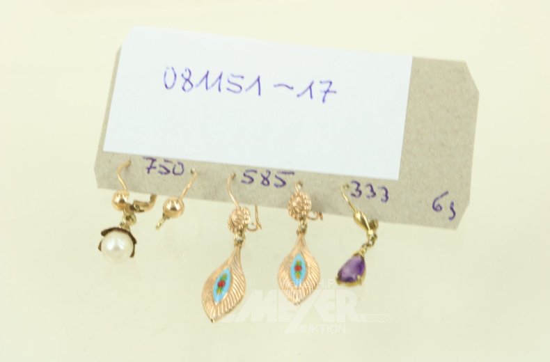5 Teile Ohrschmuck