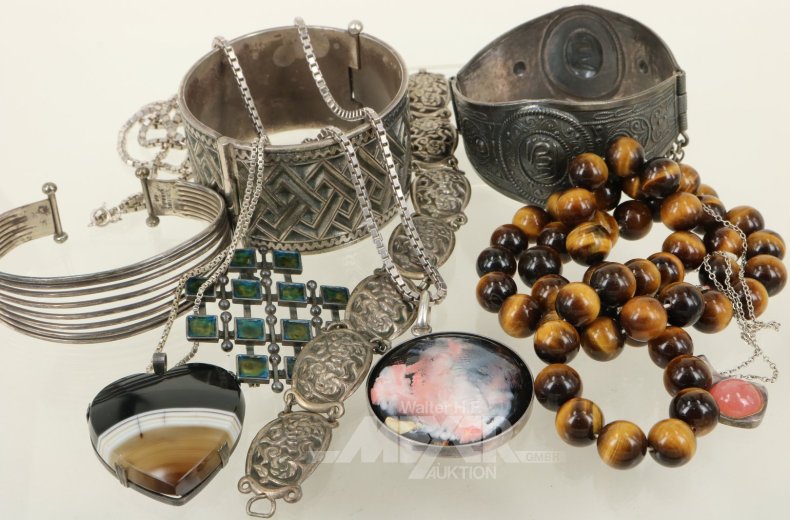 Konvolut Silberschmuck