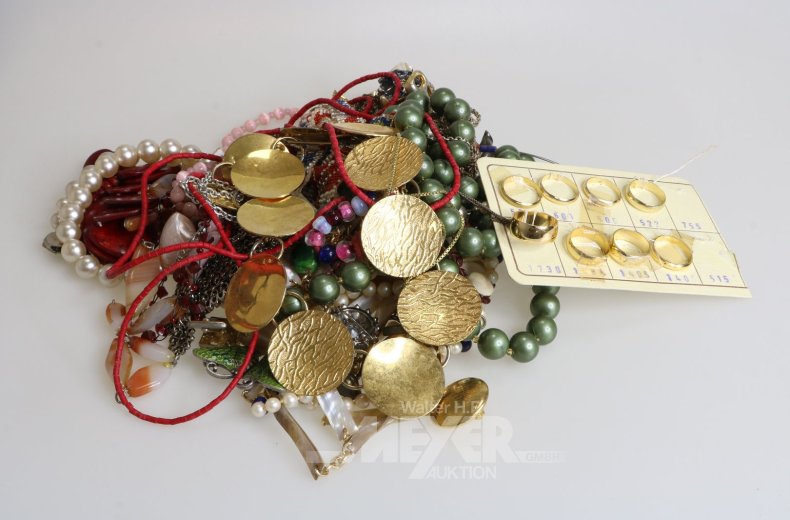 Konvolut Modeschmuck