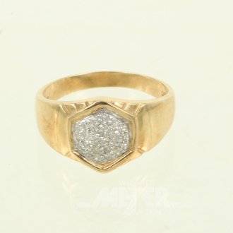 Ring mit kl. Diamanten
