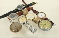 14 Versch. Armband- u. Taschenuhren