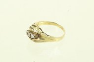 Damenring mit 3 kl. Brillanen von ca. 0,15ct