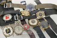 14 versch. Damen- u. Herrenarmbanduhren