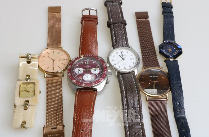 6 Armbanduhren