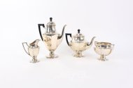 4-tlg. Kaffee- u. Teeservice, neuzeitlich